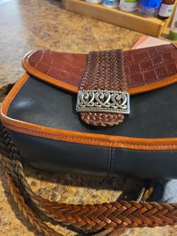 Vintage  Brighton Leather Boho Crossbody