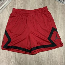 New Nike Air Jordan Heritage Diamond Shorts Gym Red Black DO5032-687 Women's S, M, L