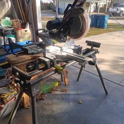 12" Compound Mitre Saw And Stand