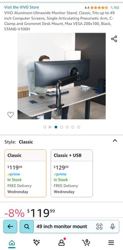 49inch Monitor Desk Mount