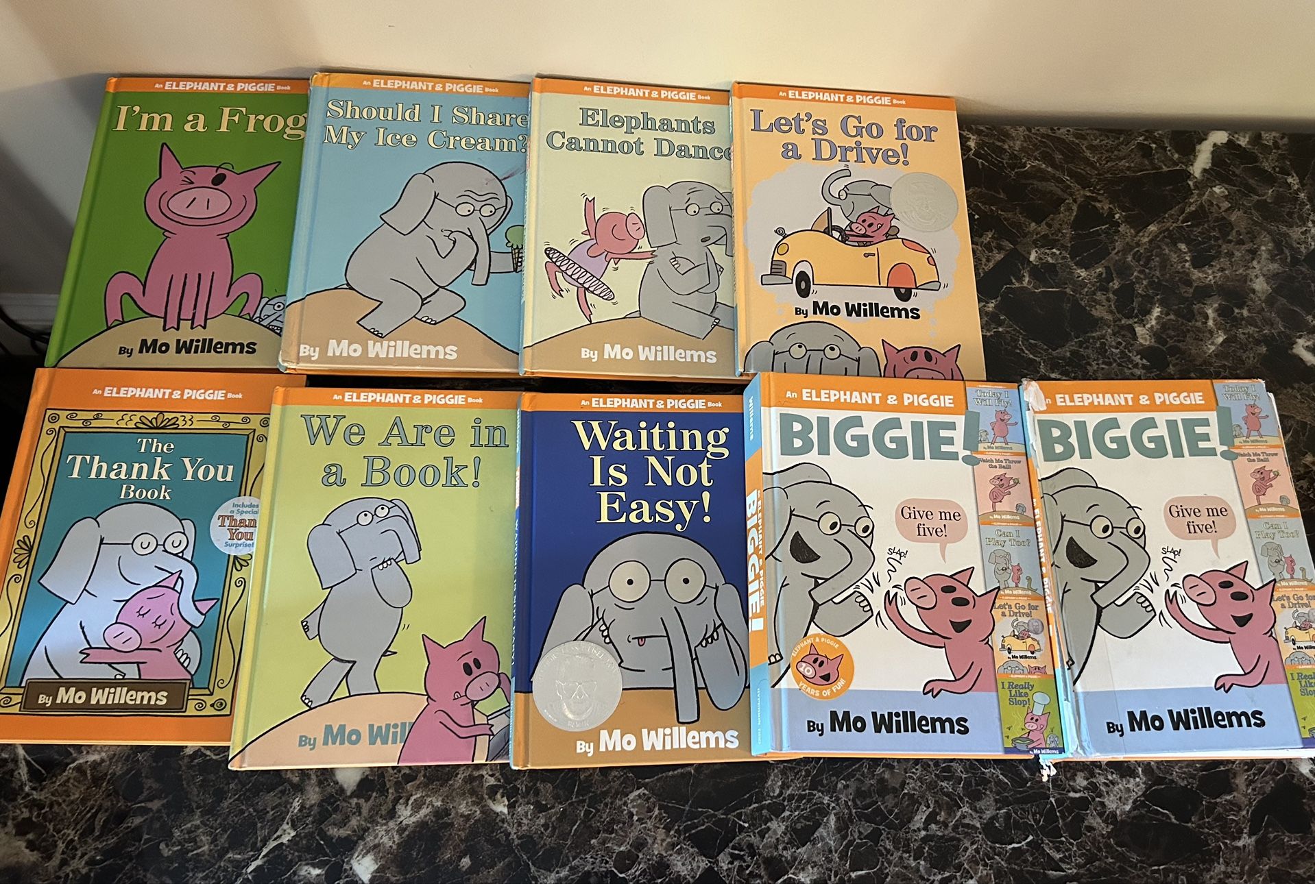 Elephant & Piggy Books By Mi William