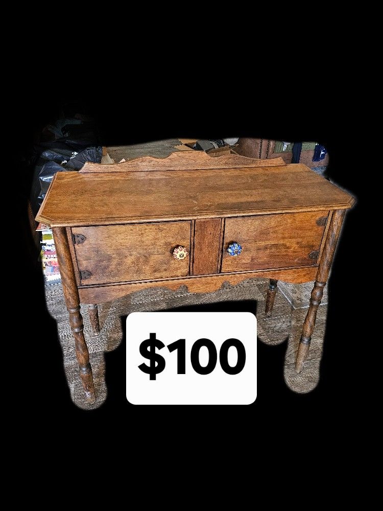 Antique Buffet Table