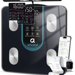 Smart Scale for Body Weight, 8-Electrode Dua ص