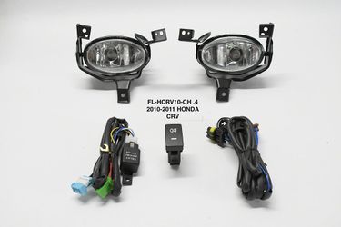 LA Zona Auto Parts 2010 and 2011 Honda CRV Luces de neblina Fog Lights Clear Halogen 