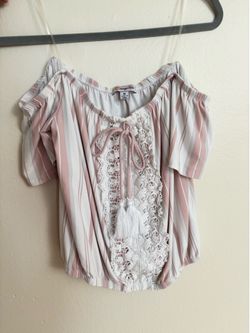 Pink/White Shirt