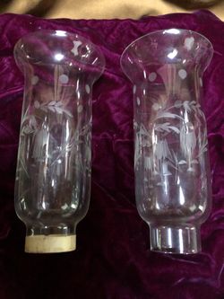 Antique Etched Hurrican Shades
