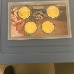 2007 United States Mint Presidential $1 Coin Proof Set.