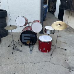 Drum Set Kind Of Used 