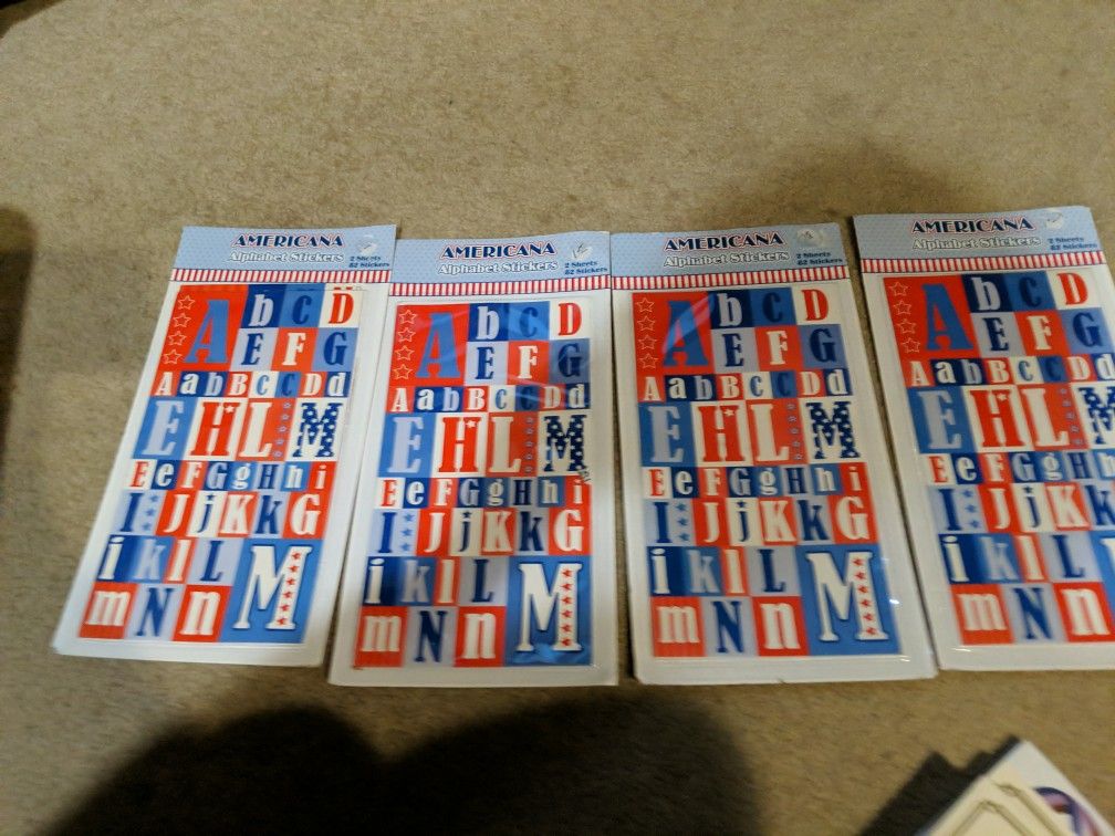 Alphabet Stickers