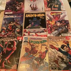 Deadpool/spiderman Comic Lot