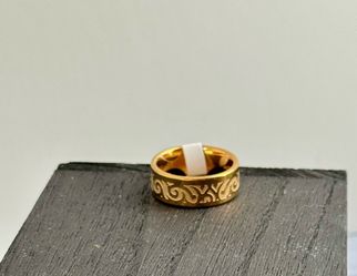Men’s Stainless Steel Ring, Size 7