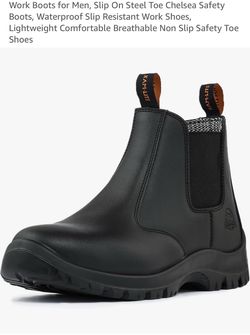 KAM-LITE Steel Toe Chelsea Work Boots ….. 10.5