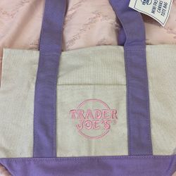 PURPLE  Trader Joe’s Tote Bag 