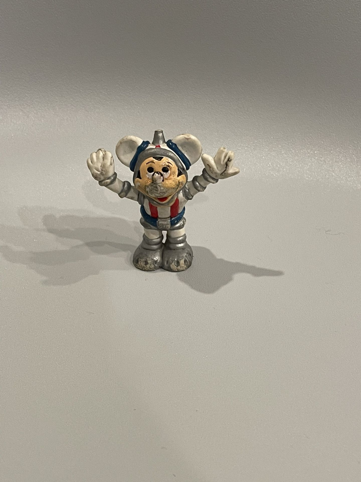 Vintage Disney Mickey Mouse Astronaut pvc figurine