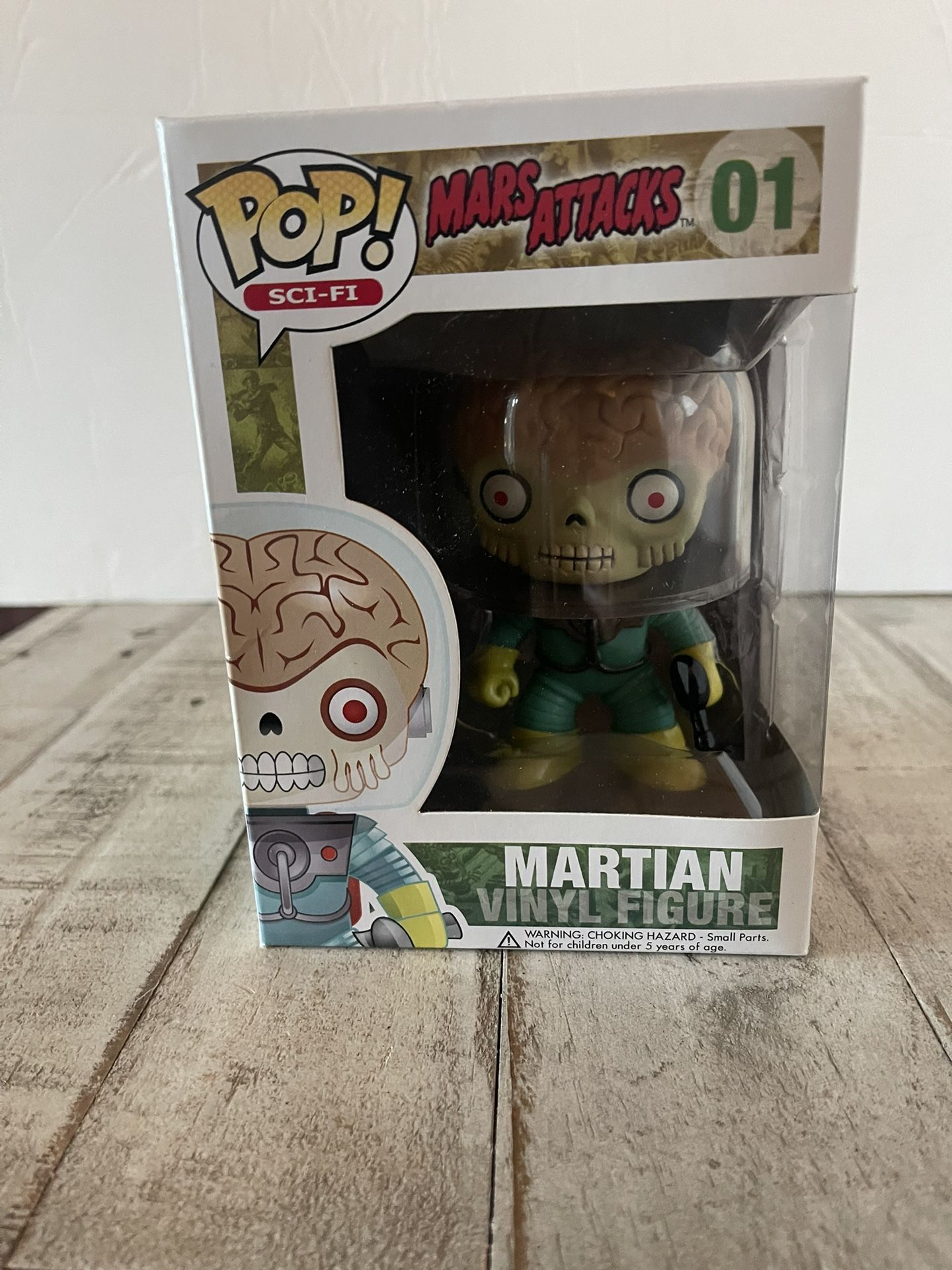 Funko Pop! Vinyl: Mars Attacks Martian #01 Sci Fi 2012 Figure