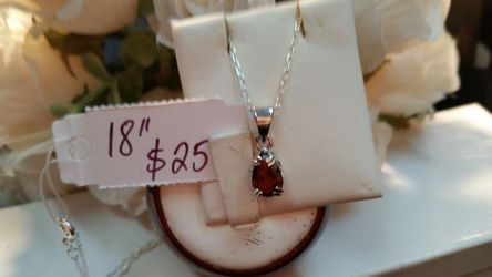 18 inch sterling silver .925 necklace