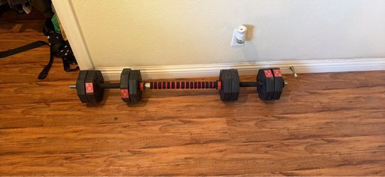 Adjustable Barbell Weight Set
