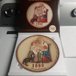 Norman Rockwell Collectors Plate 1980