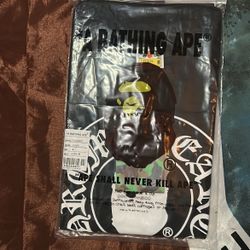 Bape Black & White Streetwear Tshirt 