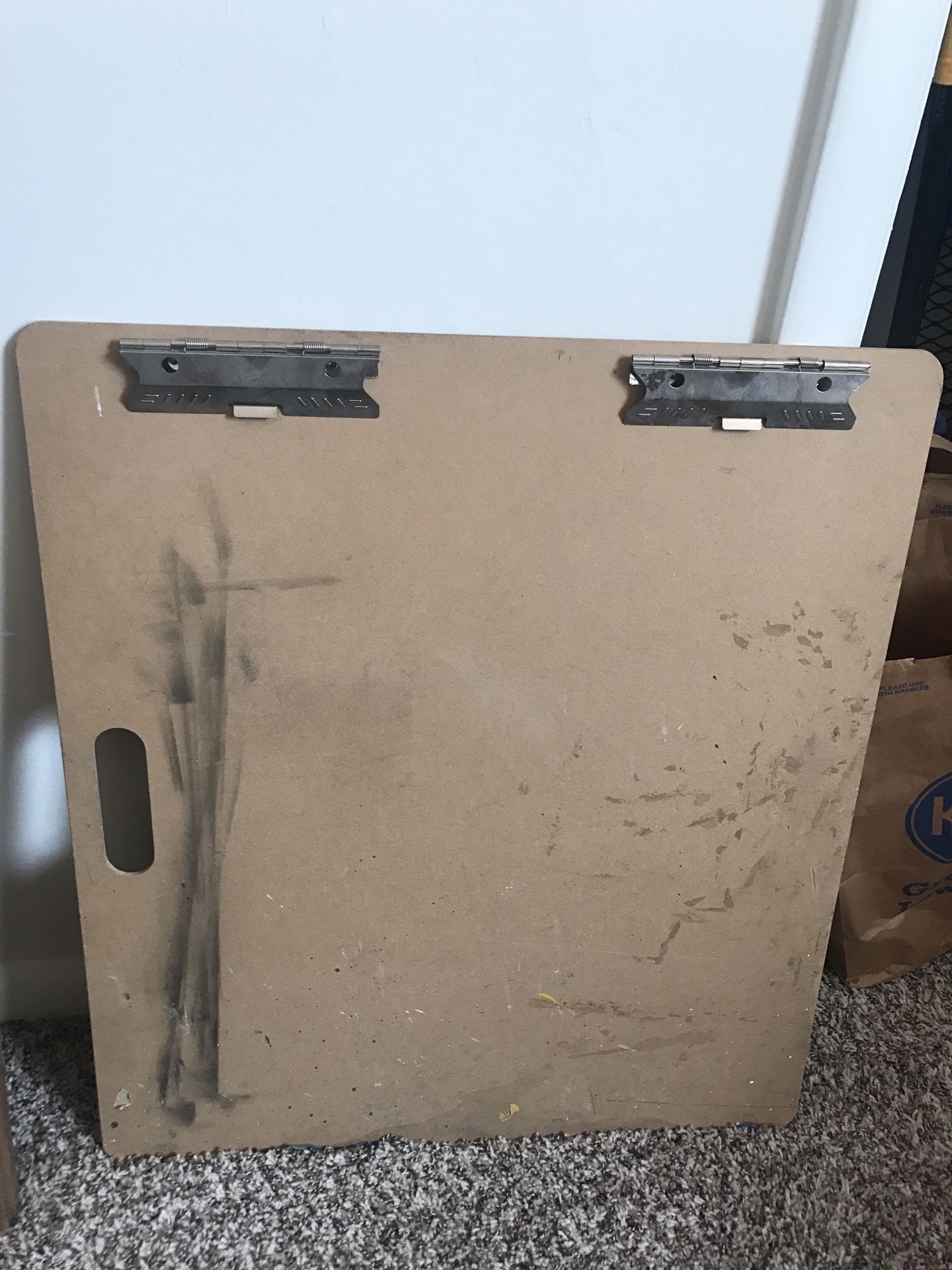Large drawing pad and clipboard