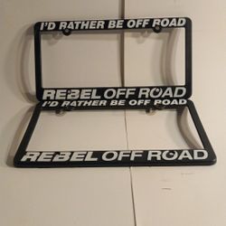 I Would Rather Be Off Road License Plate