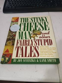 the stinky cheese man-hard back book never read or left my shelf