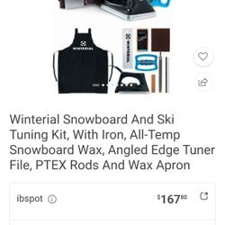 WINTERIAL SNOWBOARD AND SKI TUNING COMPLETE WAX KIT