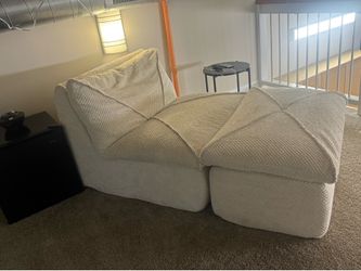 Cream Lounge Chair