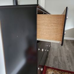 Bed Frame, Box and Dresser , No Mattress 