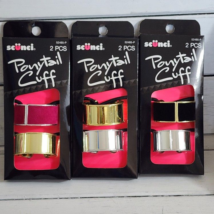 (3) Pack Ponytail Cuffs