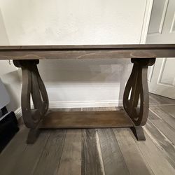 Dark Oak Console Table