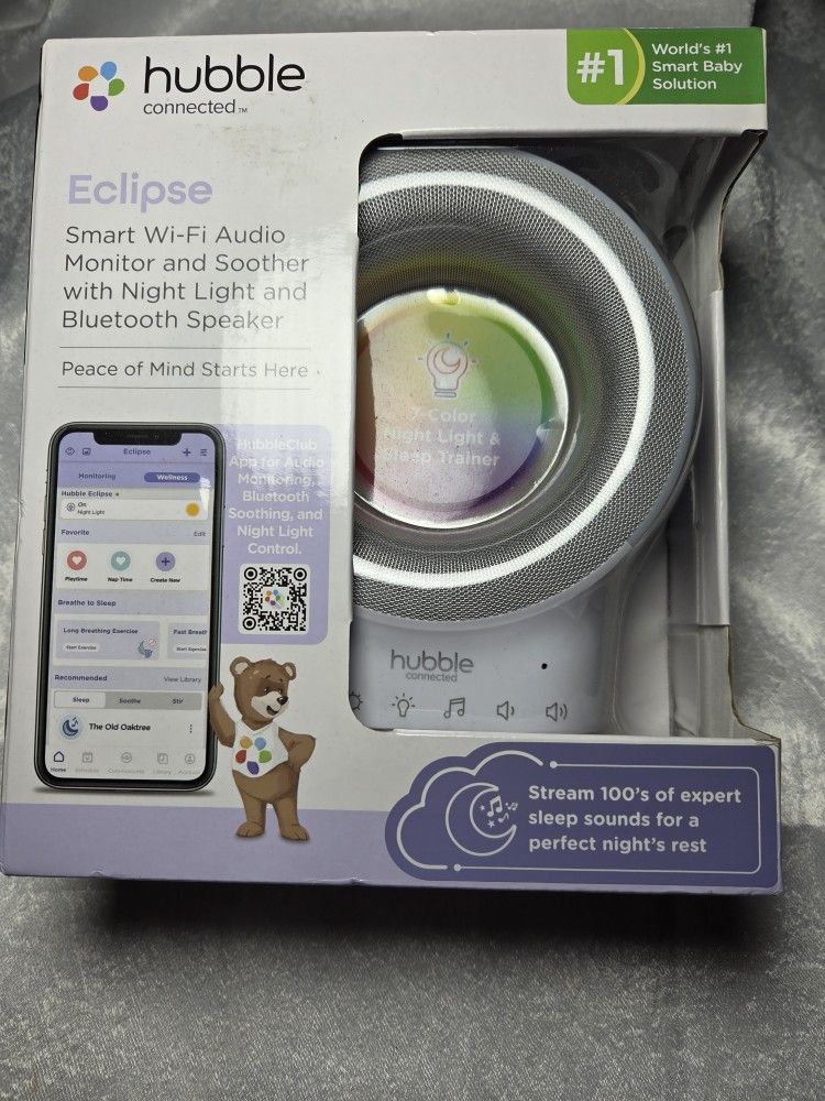Hubble Connected Eclipse Baby Monitor