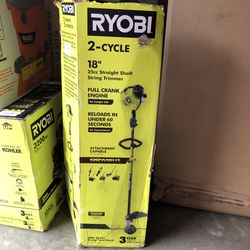 RYOBI 25cc 2-Cycle Attachment Capable Full Crank Straight Gas