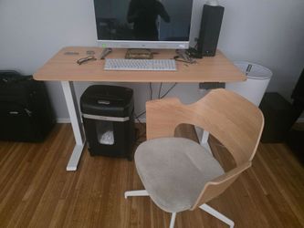 Desk with chair
