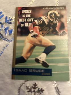 Isaac Bruce Football Card