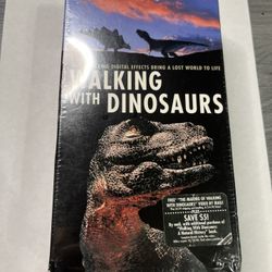Walking with Dinosaurs (VHS, 1999 - 2-Tape Set, Double Cassette) (NEW) (Sealed)
