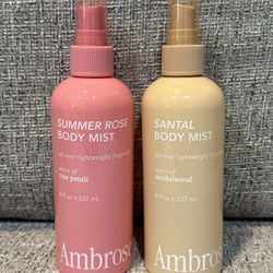 Brand New Ambrose Fragrance Mist $4 Ea Or 2 For $7
