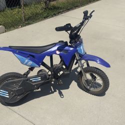 Electric Dirt Bike, Motorcycle Up to 15.5MPH