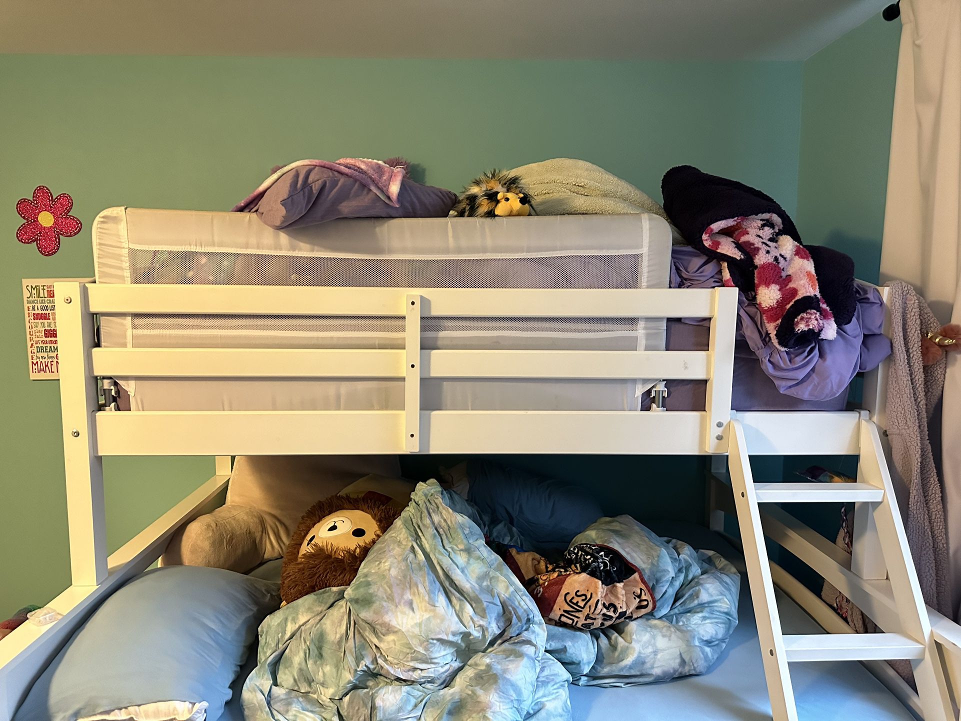 Top Bunk Bed + Mattress 