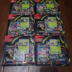 Pokemon Perfect Order 3 Pack Blisters 