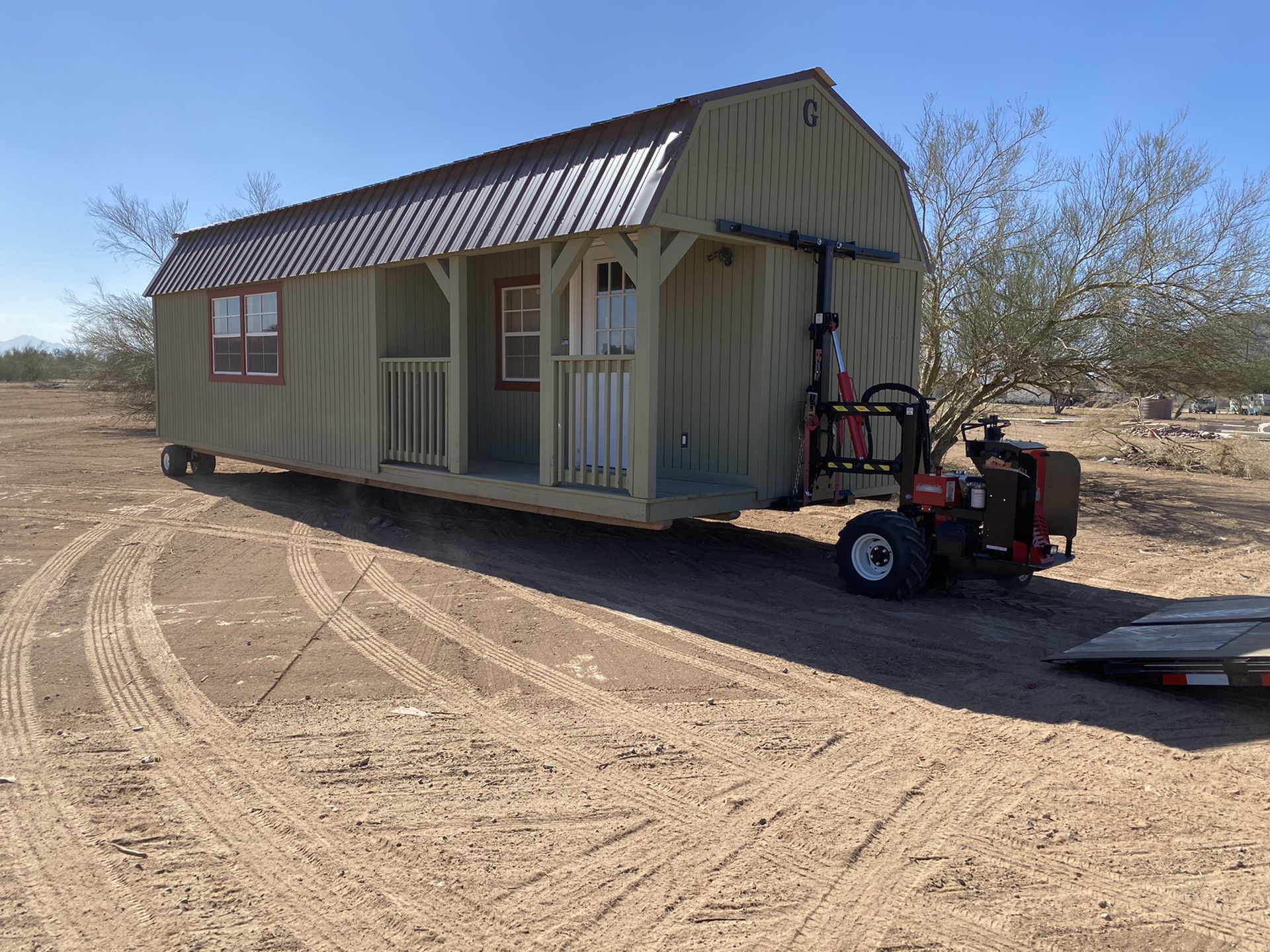 Specialized Storage Shed and Container Move