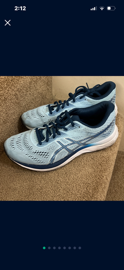 FIRM PRICE WOMENS ASICS EXCITE 6 AMPLIFOAM SHOES CAROLINA BLUE SZ 10 PREOWNED