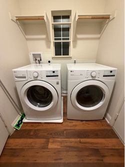 LG Front Load Washer and Gas Dryer