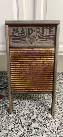 Washboard Vintage wood and metal