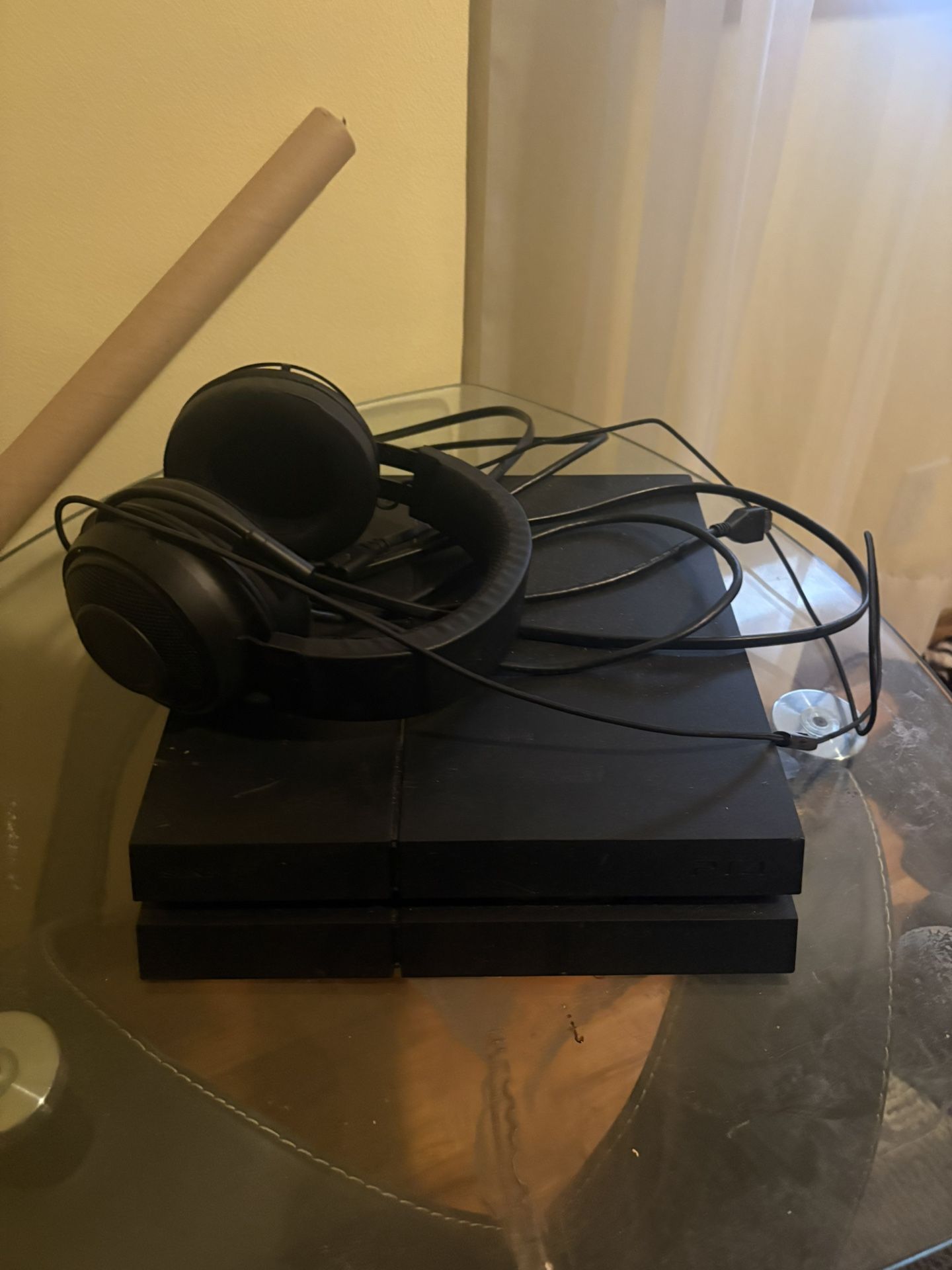 PS4 w/ Cables And Headset
