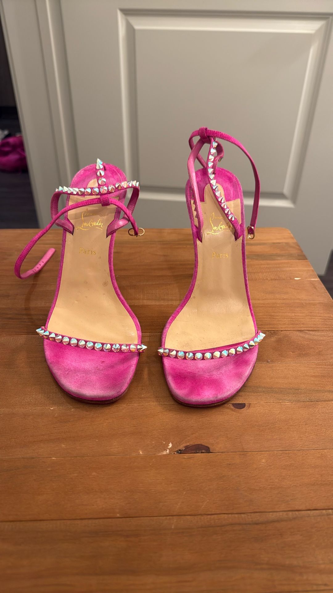 Authentic Christian Loubiton Pink Heels 