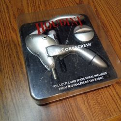 Houdini Lever Corkscrew W Foil Cutter And Spare Spiral