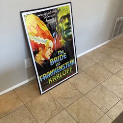 Frankenstein Poster (FRAMED)