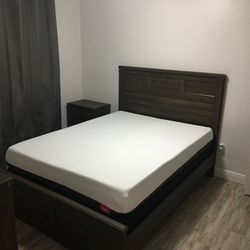 Queen Bed Frame & Matching Dresser - Room Set