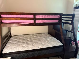 Full, twin bunk bed